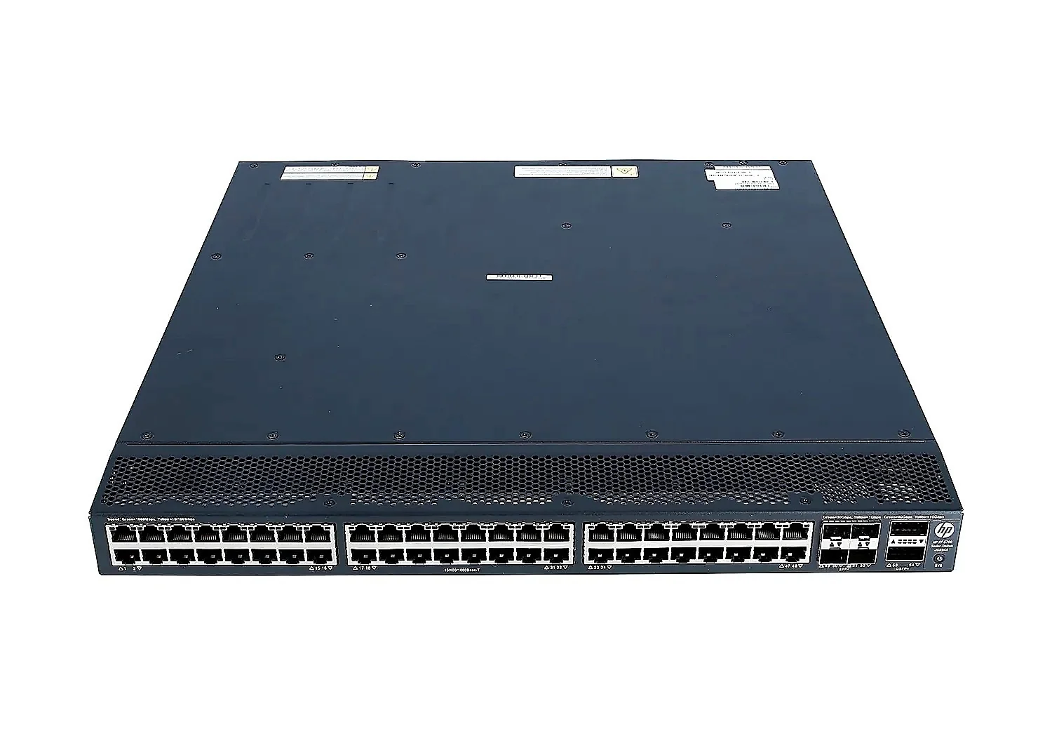 HPE BJNGA-AD0024 Flex Fabric 5700-48G-4XG-2QSFP+ 48 x RJ-45 Ports 10/100/1000Base-T + 4 x SFP+ Ports + 2 x QSFP+ Ports Layer 2 Managed Rack-mountable Gigabit Ethernet Network Switch