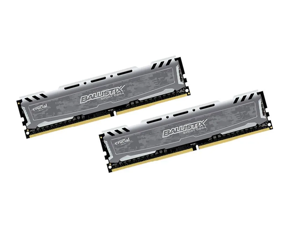 BLS2K4G4D240FSB - Crucial Technology 8GB Kit (2 X 4GB) DDR4-2400MHz PC4-19200 non-ECC Unbuffered CL17 288-Pin DIMM 1.2V 
