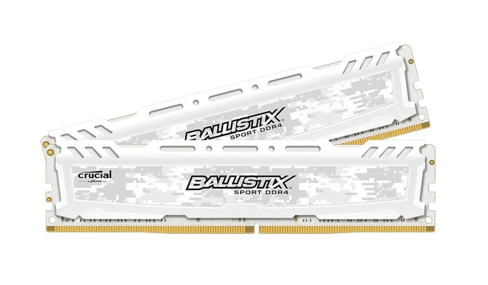 BLS2K4G4D240FSC - Crucial Technology 8GB Kit (2 X 4GB) DDR4-2400MHz PC4-19200 non-ECC Unbuffered CL17 288-Pin DIMM 1.2V 