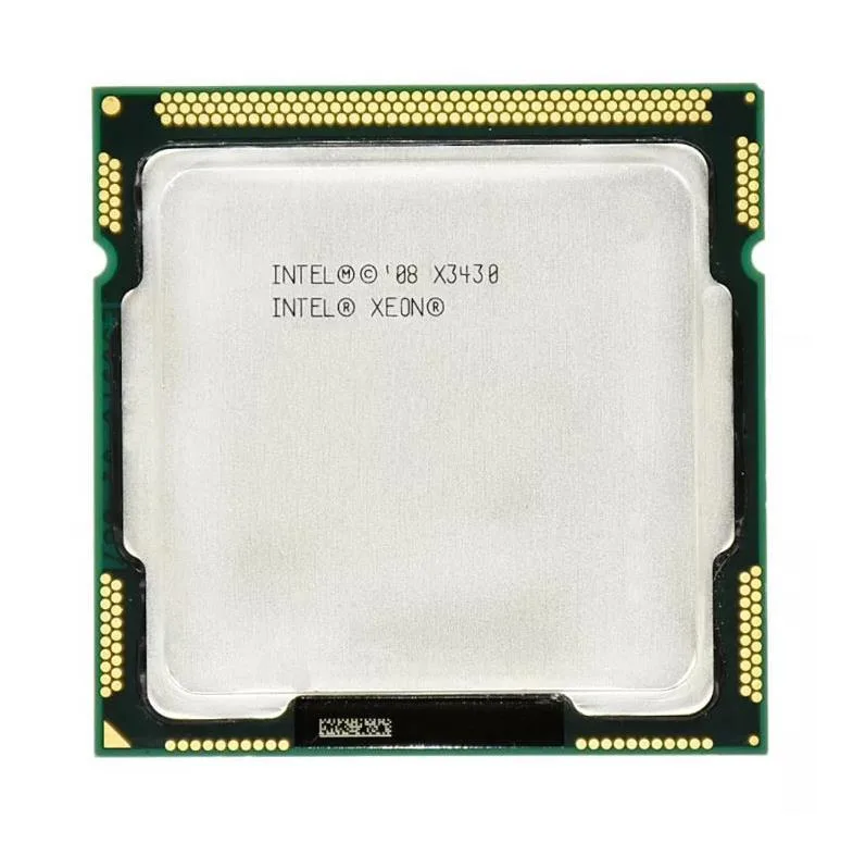 BV80605001914AG - Intel Xeon Quad Core X3430 2.4GHz 512KB L2 Cache 8MB L3 Cache 2.5GT/s DMI Socket LGA-1156 45NM 95W Processor
