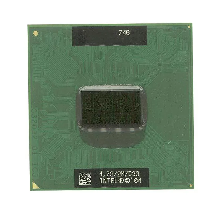 BX80536GE1733FJ - Intel Pentium M 740 1.73GHz 533MHz FSB 2MB L2 Cache Socket 478 Notebook Processor