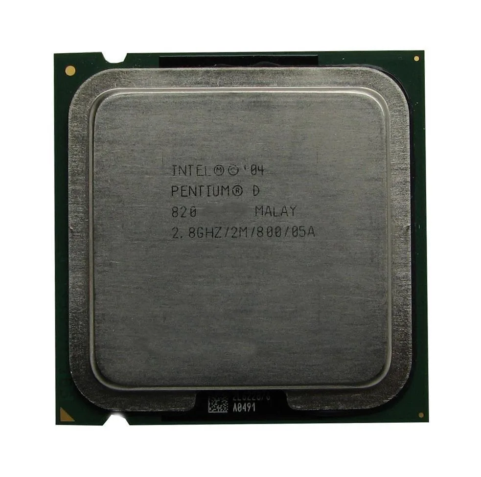 BX80551PG280FT2 - Intel Pentium D 820 2.80GHz 800MHz FSB 2MB L2 Cache Socket LGA775 Processor