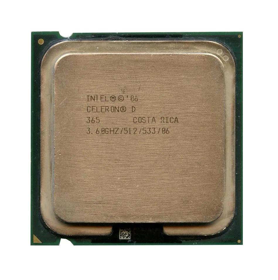 BX80552365 - Intel Celeron D 365 3.60GHz 533MHz FSB 512KB L2 Cache Socket 775 Processor