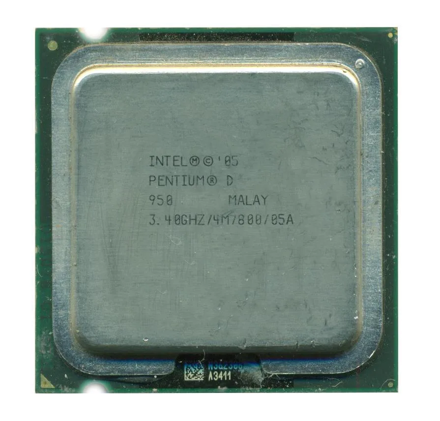 BX80553950 - Intel Pentium D 950 Dual Core 3.4GHz 4MB L2 Cache 800MHz FSB LGA775 Socket 65NM 95W Processor