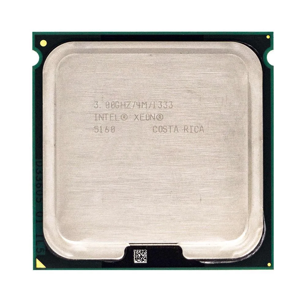 BX805555160P - Intel Xeon 5160 Dual Core 3.00GHz 1333MHz FSB 4MB L2 Cache Socket LGA771 Processor