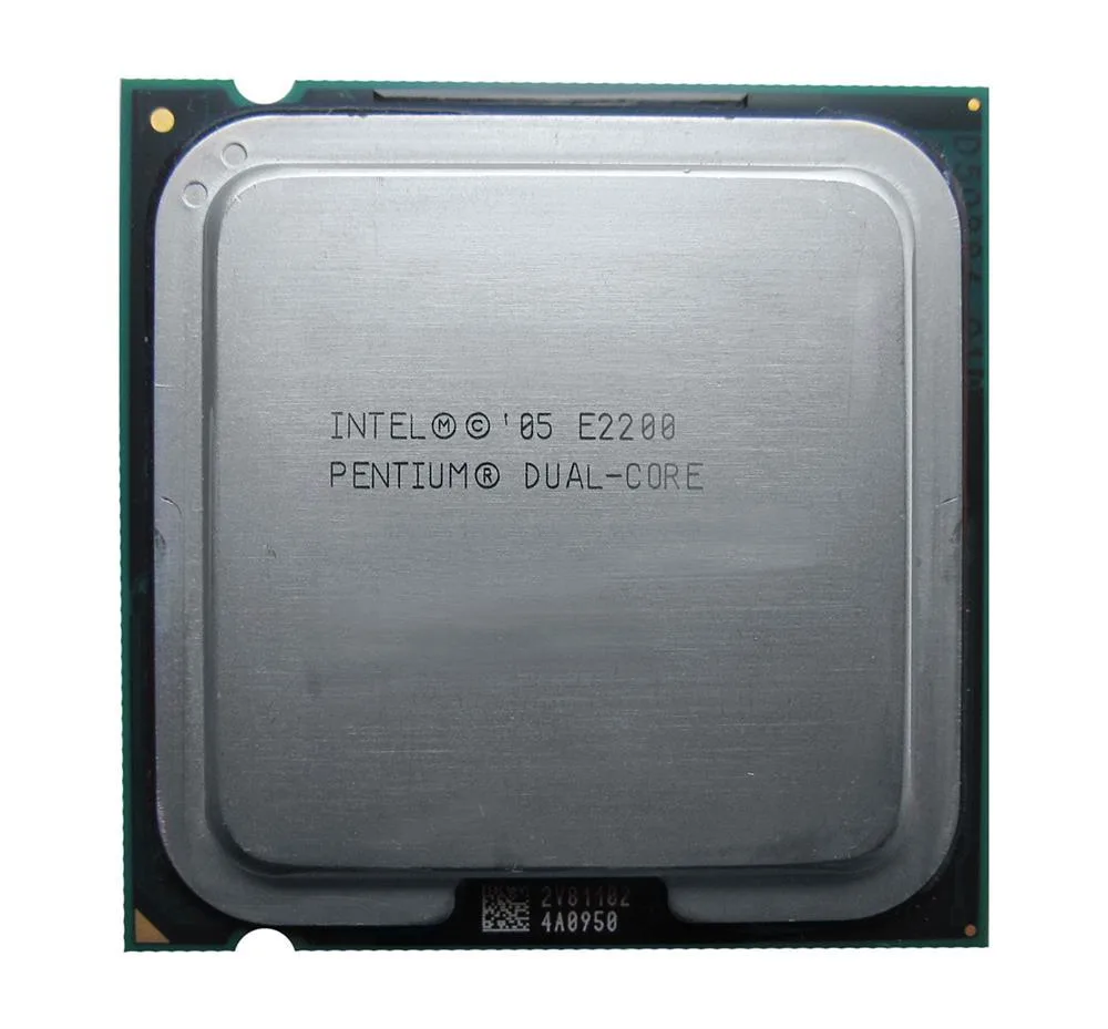 BX80557E2200 - Intel PENTIUM E2200 Dual Core 2.2GHz 1MB L2 Cache 800MHz FSB Socket LGA775 65NM 65W Processor