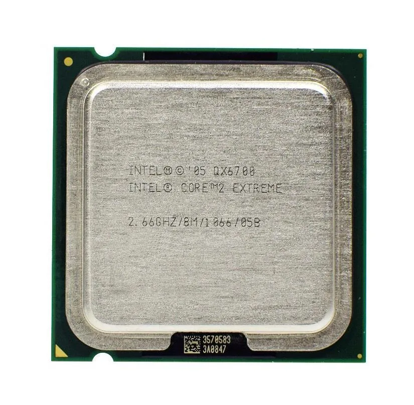 BX80562QX6700 - Intel Core 2 Extreme QX6700 Quad Core 2.66GHz 1066MHz FSB 8MB L2 Cache Socket LGA775 Desktop Processor