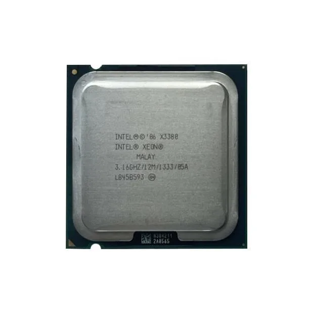 BX80569X3380 - Intel Xeon Quad Core X3380 3.16GHz 12MB L2 Cache 1333MHz FSB 45NM 95W Socket LGA-775 Processor