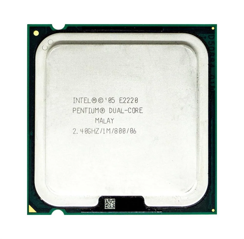 BX80571E2220 - Intel Pentium E2220 Dual Core 2.40GHz 800MHz 1MB L2 Cache Socket LGA775 Processor Only