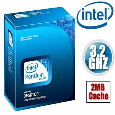 BX80571E5800 - Intel Pentium E5800 Dual Core 3.20GHz 800MHz FSB 2MB Cache Socket LGA775 Desktop Processor