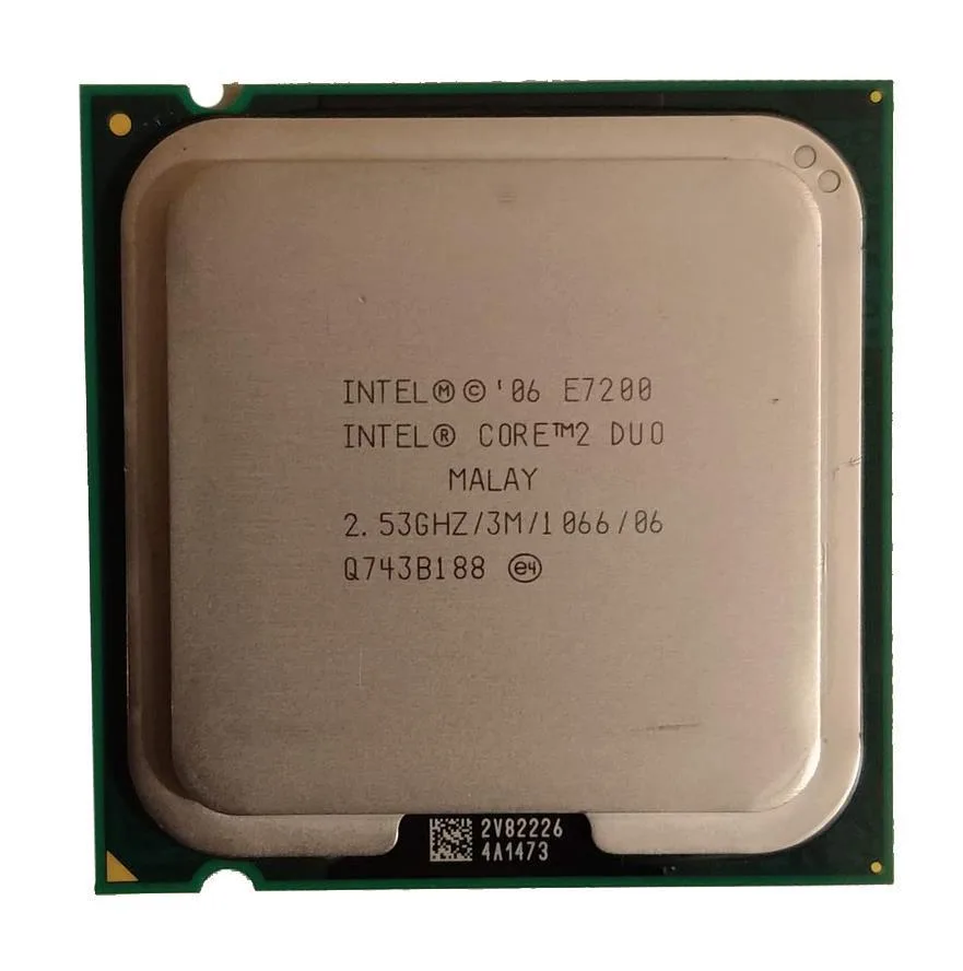 BX80571E7200 - Intel Core 2 Duo E7200 2.53GHz 1066MHz FSB 3MB L2 Cache Socket LGA775 Desktop Processor