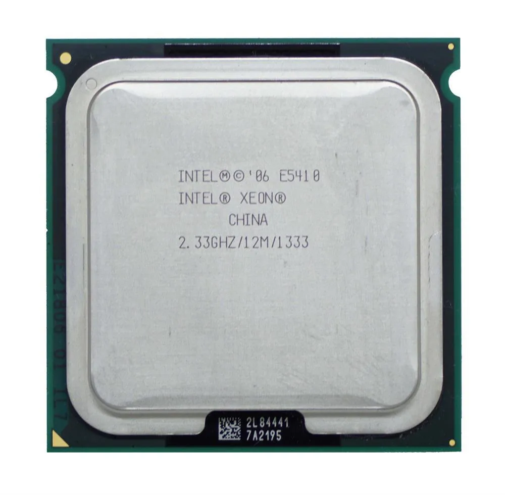 BX80574E5410A - Intel Xeon E5410 Quad Core 2.33GHz 12MB L2 Cache 1333MHz FSB 771-Pin LGA Socket 45NM Processor