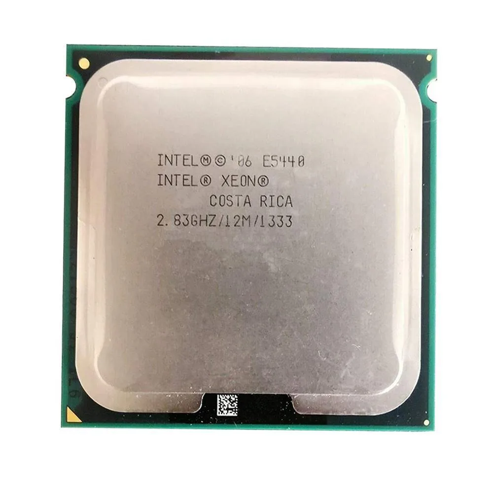 BX80574E5440A - Intel Xeon E5440 Quad Core 2.83GHz 12MB L2 Cache 1333MHz FSB Socket LGA771 45NM 80W Processor