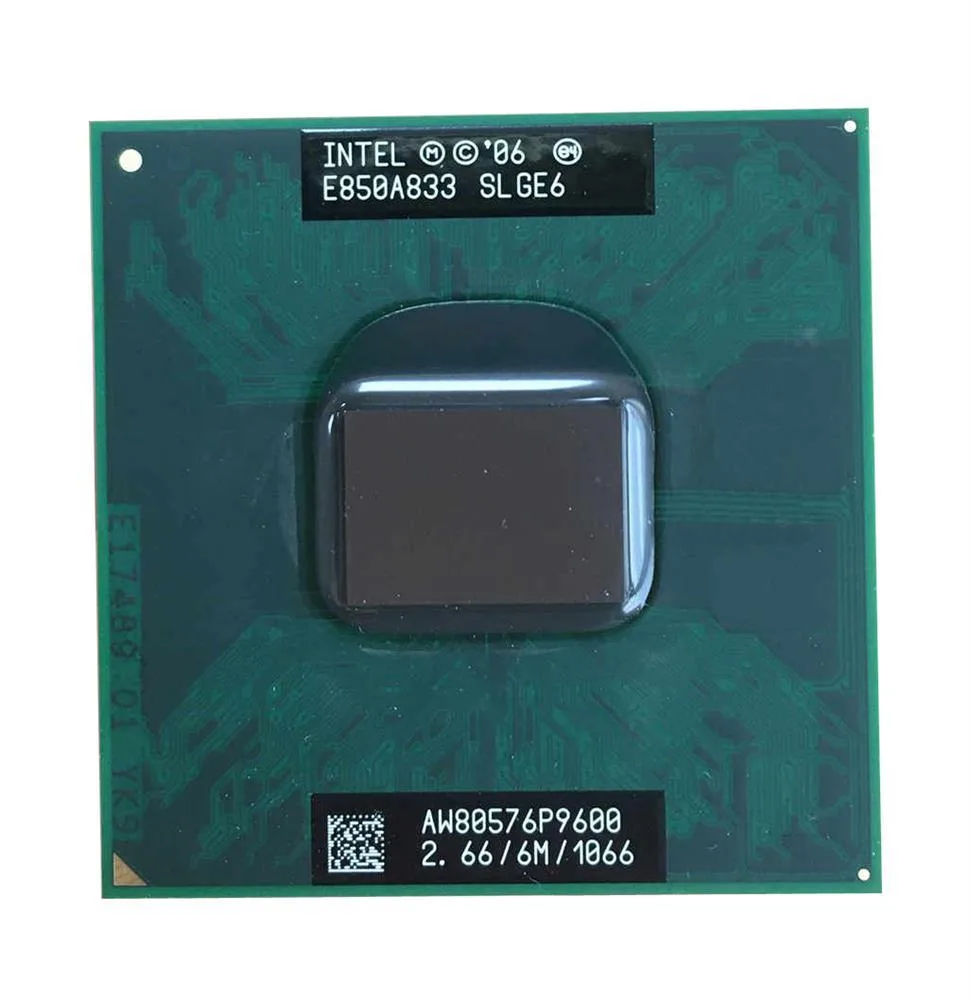 BX80576P9600 - Intel Core 2 Duo P9600 2.66GHz 1066MHz FSB 6MB L2 Cache Socket micro-FCPGA Mobile Processor
