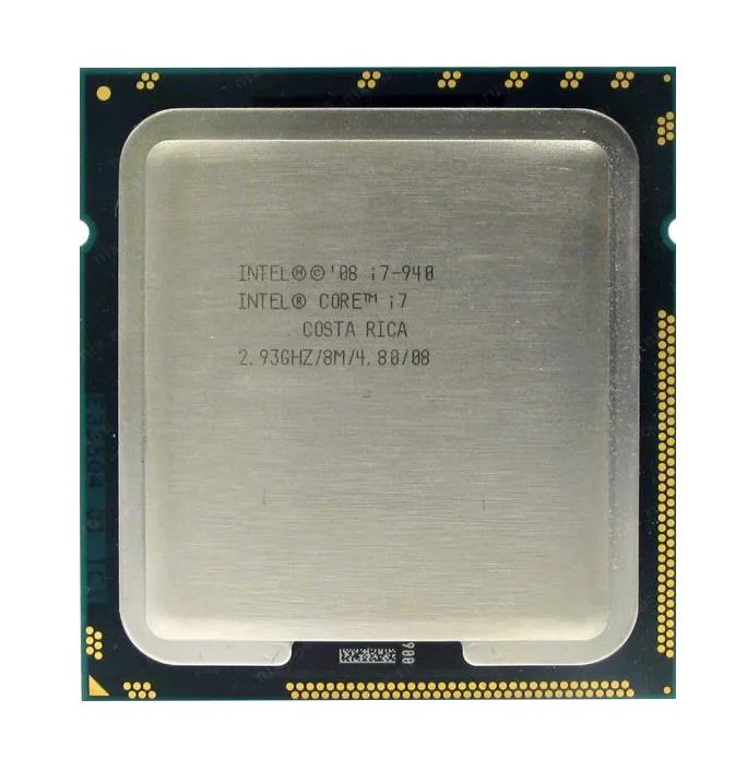 BX80601940 - Intel Core i7-940 Quad Core 2.93GHz 4.80GT/s QPI 8MB L3 Cache Socket FCLGA1366 Desktop Processor