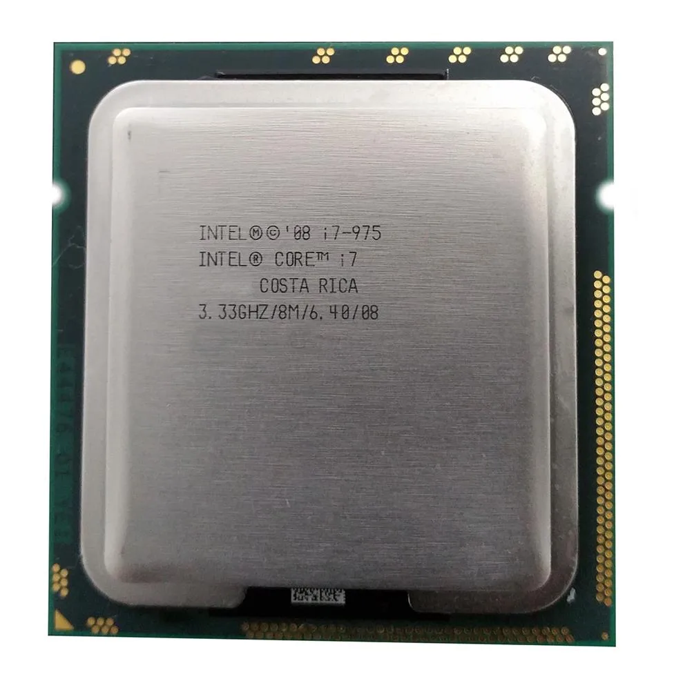 BX80601975 - Intel Core i7-975 Extreme Quad Core 3.33GHz 6.40GT/s QPI 8MB L3 Cache Socket FCLGA1366 Desktop Processor