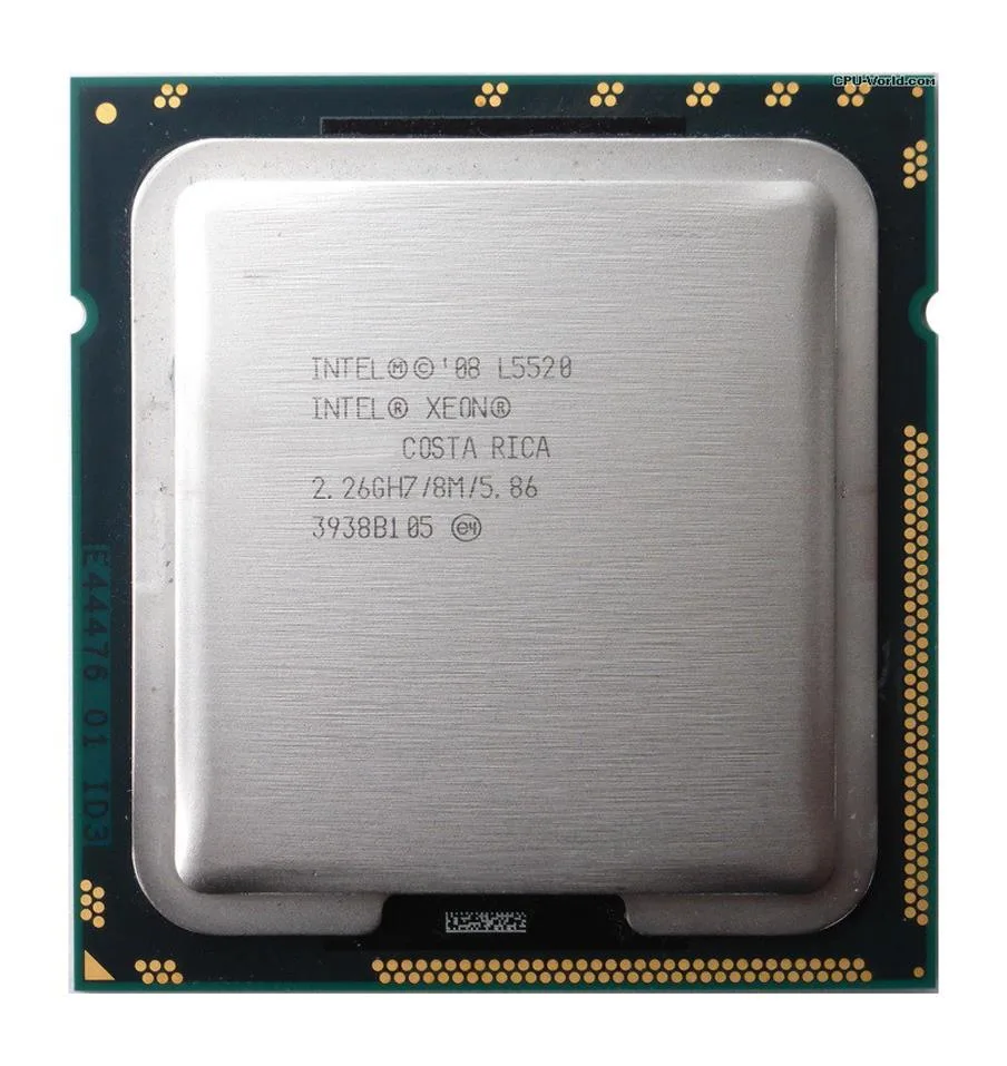 BX80602L5520 - Intel Xeon DP L5520 Quad Core 2.26GHz 1MB L2 Cache 8MB L3 Cache 5.86GT/s QPI Speed 45NM 60W Socket FCLGA-1366 Processor