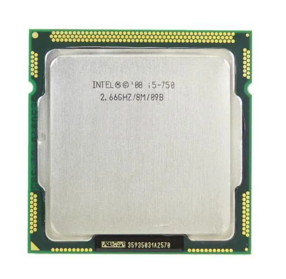 BX80605750 - Intel Core i5-750 Quad Core 2.66GHz 2.50GT/s DMI 8MB L3 Cache Socket LGA1156 Desktop Processor