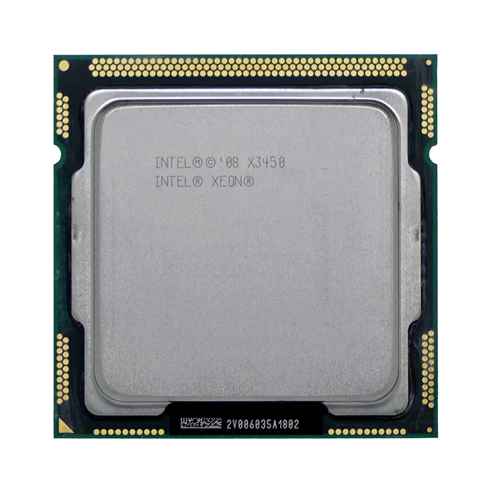 BX80605X3450 - Intel Xeon UP X3450 Quad Core 2.66GHz 1MB L2 Cache 8MB L3 Cache 2.5GT/s DMI Socket LGA-1156 45NM 95W Processor