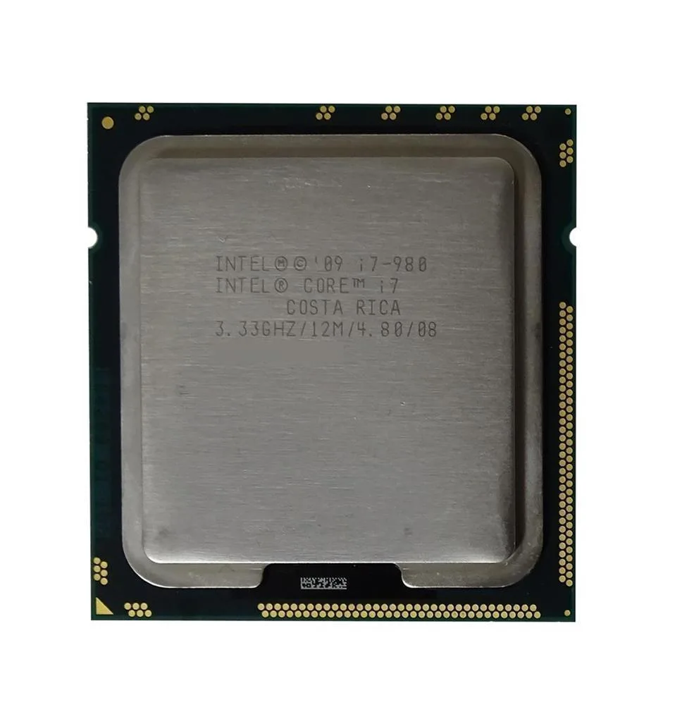 BX80613I7980 - Intel Core i7-980 6 Core 3.33GHz 4.80GT/s QPI 12MB L3 Cache Socket FCLGA1366 Desktop Processor