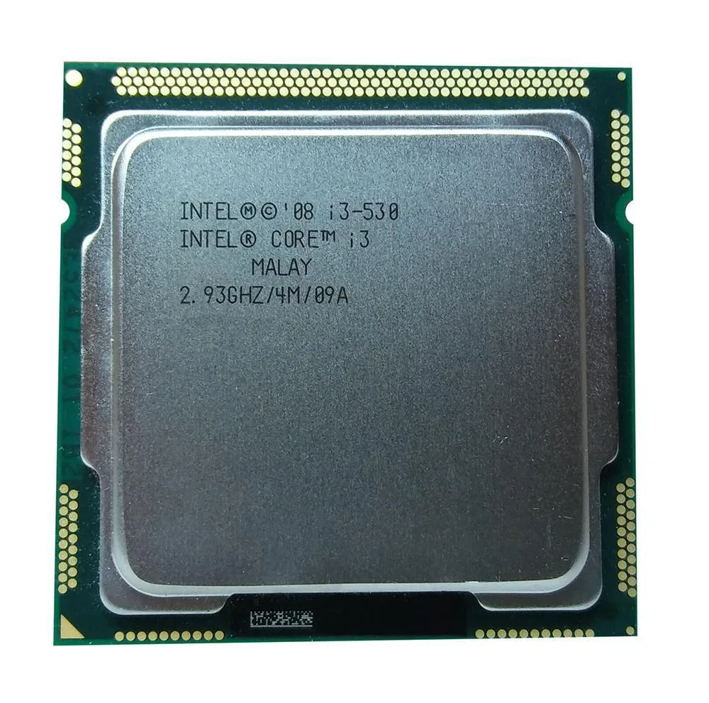 BX80616I3530 - Intel Core i3-530 Dual Core 2.93GHz 2.50GT/s DMI 4MB L3 Cache Socket FCLGA1156 Desktop Processor