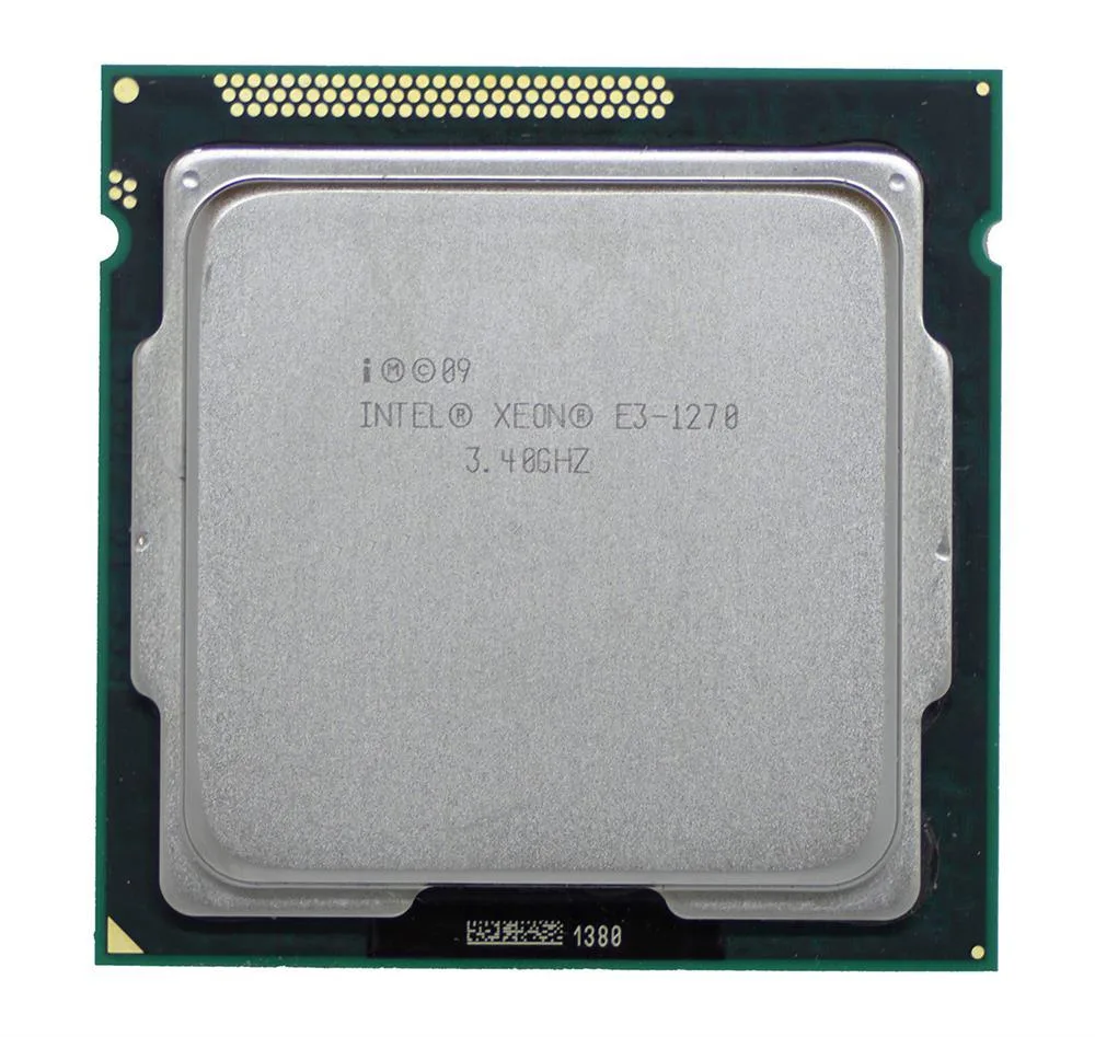 BX80623E31270 - Intel Xeon E3-1270 Quad Core 3.4GHz 8MB SMART Cache 5.0GT/s DMI Socket LGA-1155 32NM 80W Processor