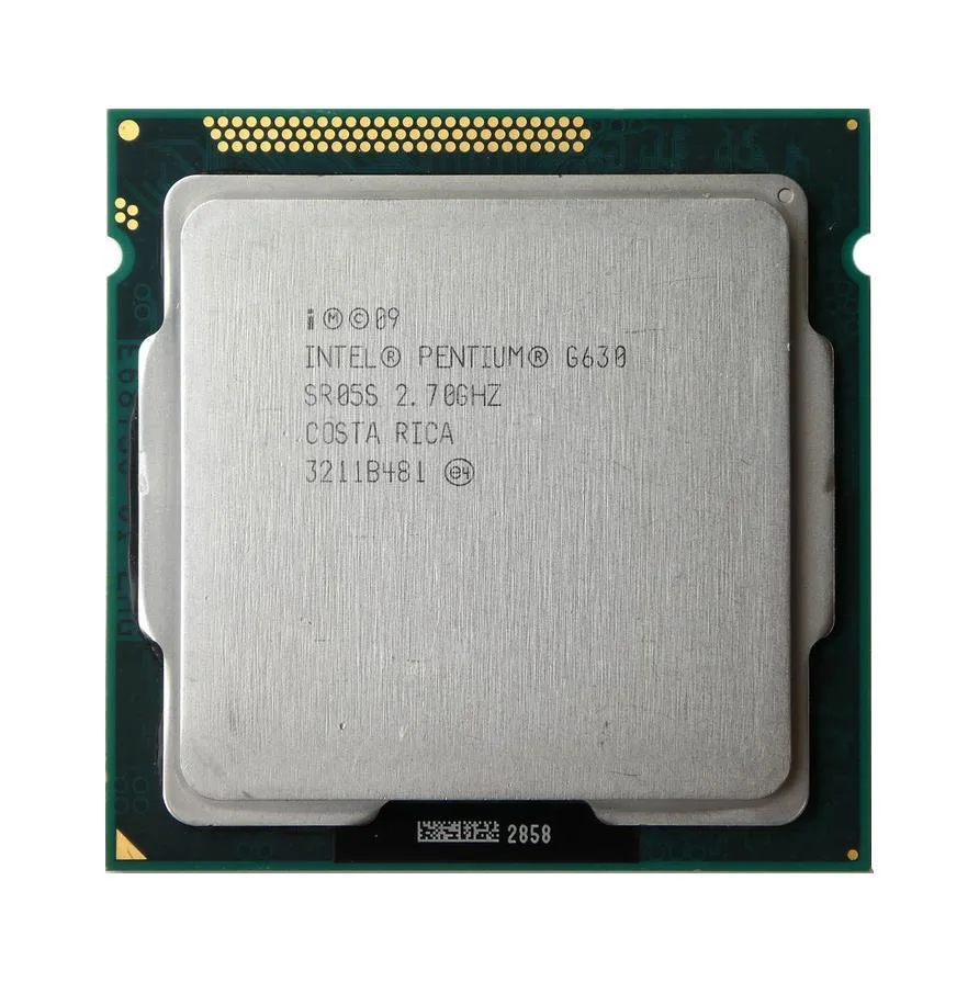 BX80623G630 - Intel Pentium G630 Dual Core 2.70GHz 5.00GT/s DMI 3MB L3 Cache Socket FCLGA1155 Desktop Processor