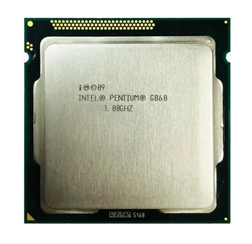 BX80623G860 - Intel Pentium G860 Dual Core 3.00GHz 5.00GT/s DMI 3MB L3 Cache Socket FCLGA1155 Processor