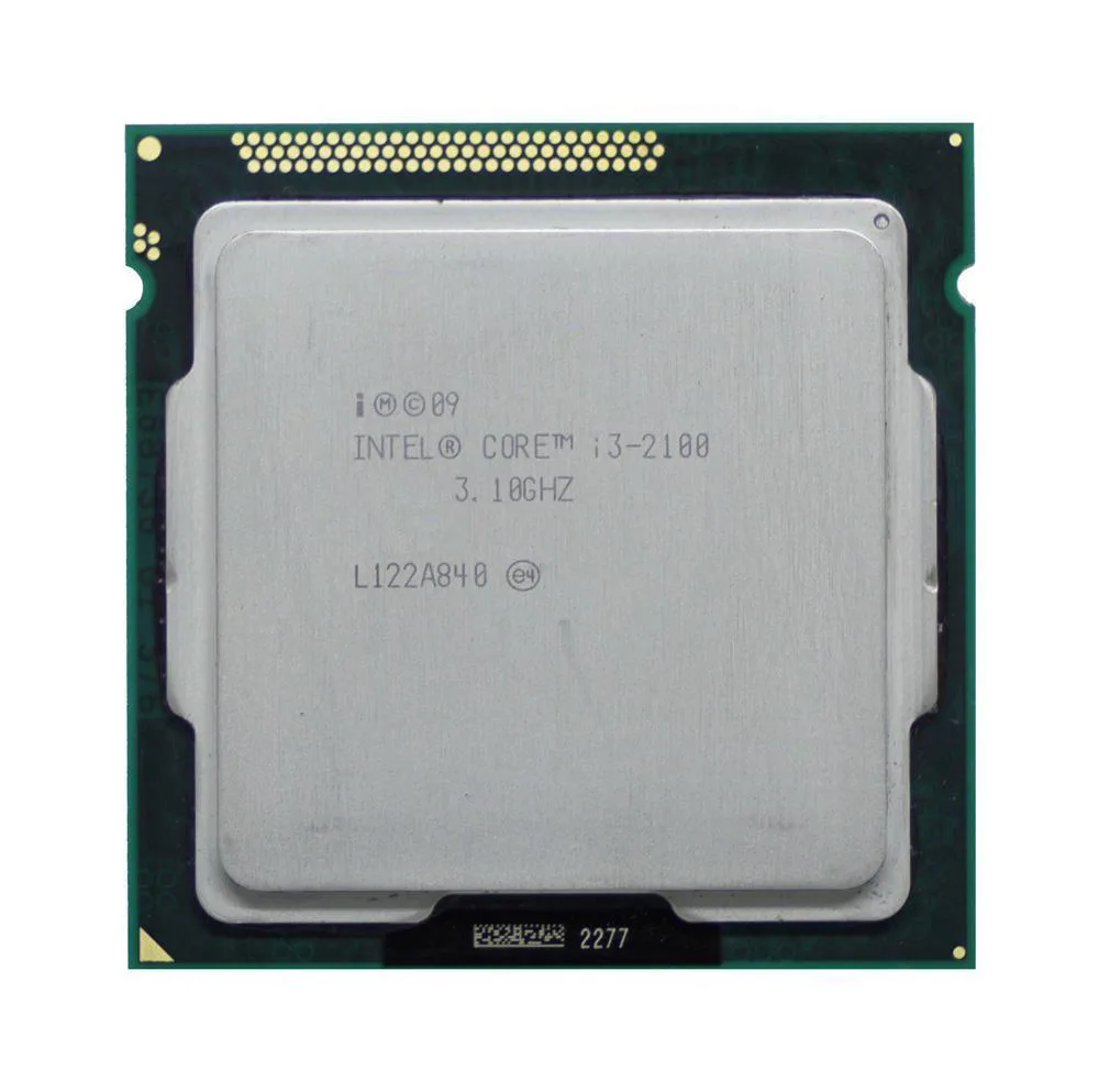 BX80623I32100 - Intel Core i3-2100 Dual Core 3.10GHz 5.00GT/s DMI 3MB L3 Cache Socket FCLGA1155 Desktop Processor