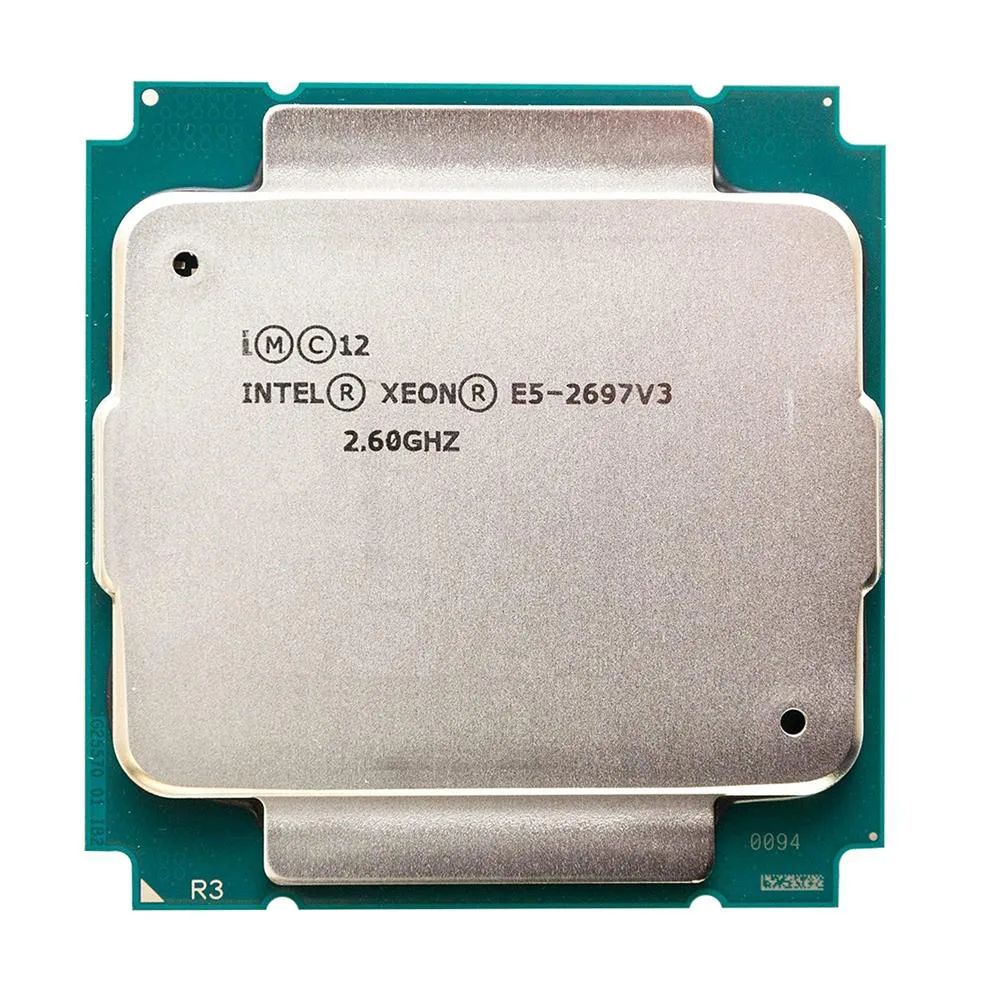 BX80644E52697V3 - Intel Xeon E5-2697 v3 14-Core 2.60GHz 9.60GT/s QPI 35MB L3 Cache Socket LGA2011 Processor (Tray part)