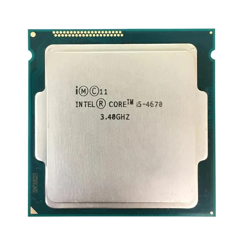 BX80646I54670 - Intel Core i5-4670 Quad Core 3.40GHz 5.00GT/s DMI2 6MB L3 Cache Socket FCLGA1150 Desktop Processor