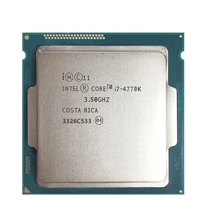BX80646I74770K - Intel Core i7-4770K Quad Core 3.50GHz 5.00GT/s DMI2 8MB L3 Cache Socket FCLGA1150 Desktop Processor