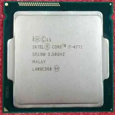 BX80646I74771 - Intel Core i7-4771 Quad Core 3.50GHz 5.00GT/s DMI2 8MB L3 Cache Socket FCLGA1150 Desktop Processor