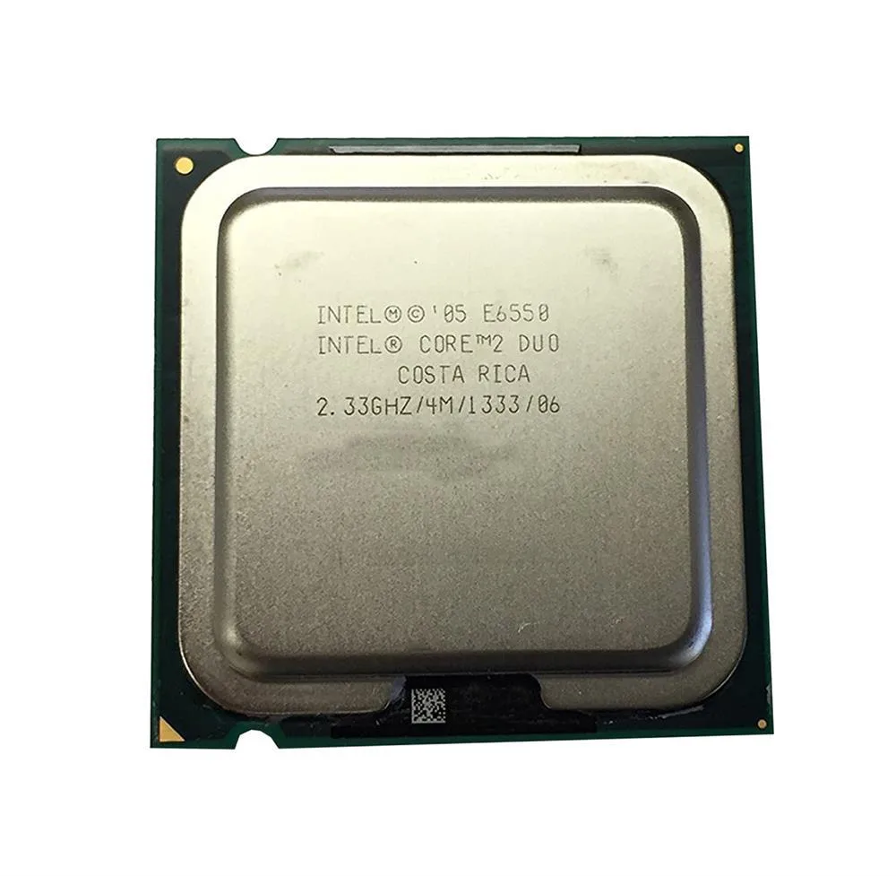 BXC80557E6550 - Intel Core 2 Duo E6550 2.33GHz 1333MHz FSB 4MB L2 Cache Socket PLGA775 Desktop Processor