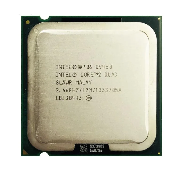 BXC80569Q9450 - Intel Core-2 Quad Q9450 2.66GHz 1333MHz FSB 12MB L2 Cache Socket 775 Processor