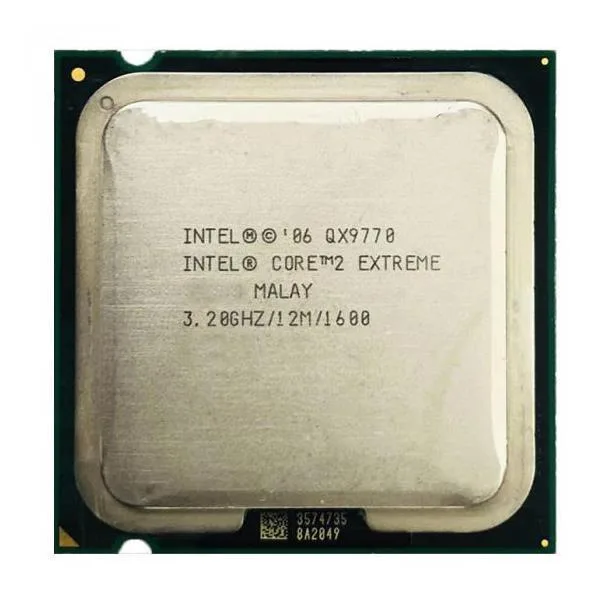 BXC80569QX9770 - Intel Core 2 Extreme QX9770 Quad Core 3.20GHz 1600MHz FSB 12MB L2 Cache Socket LGA775 Desktop Processor