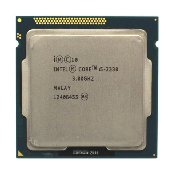 BXC80637I53330 - Intel Core i5-3330 Quad Core 3.00GHz 5.00GT/s DMI 6MB L3 Cache Socket FCLGA1155 Desktop Processor