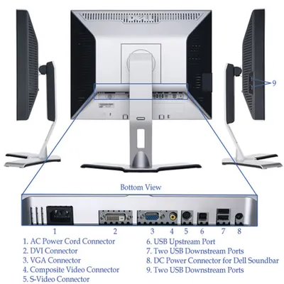 C0881 - Dell Ultrasharp 2001FP 20-inch (1600X1200) LCD Monitor