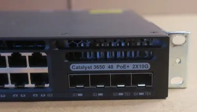 Cisco Catalyst C1-WS3650-48FD/K9 3650 PoE+ 48 x Ports 10/100/1000Base-T + 4 x SFP Ports Layer 3 Managed Rack-mountable Gigabit Ethernet Network Switch