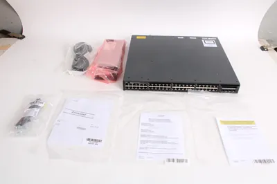 Cisco Catalyst C1-WS3650-48PS/K9 3650 PoE+ 48 x Ports 10/100/1000Base-T + 4 x SFP Ports Layer 3 Managed Rack-mountable Gigabit Ethernet Network Switch