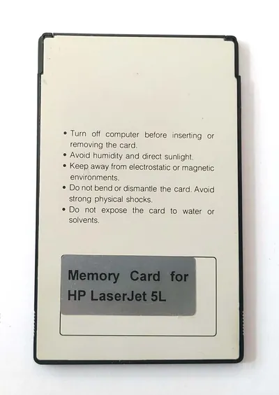 C3148A - HP 4MB DRAM Memory Card for LaserJet 5L / 6L