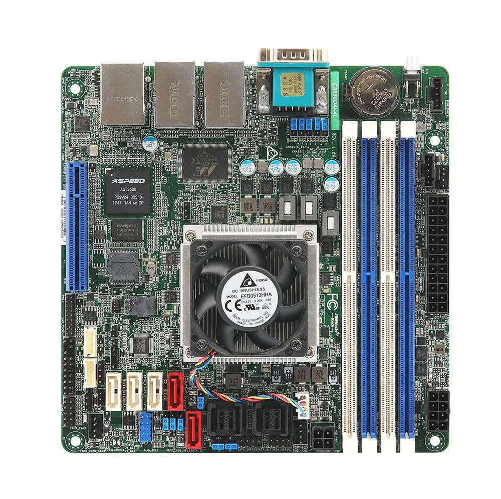 C3558D4I-4L - AsRock MiniITX Intel Atom DDR4 BGA-1310 Motherboard