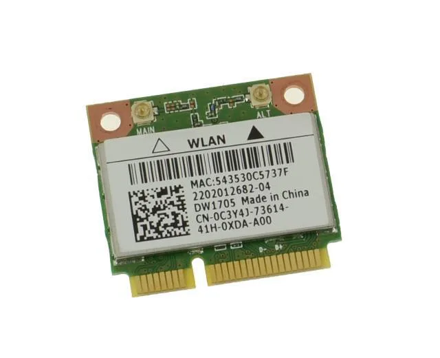 C3Y4J - Dell DW1705 Mini PCI Express Wireless WiFi WLAN / Bluetooth Card for Inspiron 17r 5721 / 15R 5521