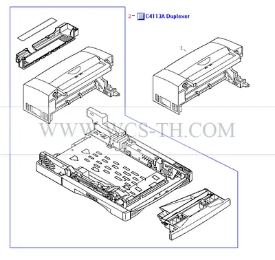 C4113A - HP Duplexer Assembly for LaserJet 5000 Printer