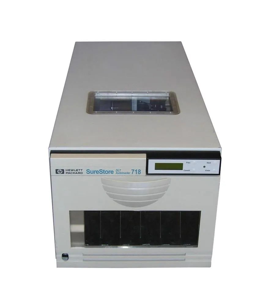 C6280J - HP Surestore 718 280/560GB DLT7000 SCSI/LVD Autoloader Tape Drive Library
