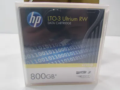C7973AK - HP LTO-3 Ultrium 400/800GB RW Storage Media non Custom Label Tape Data Cartridge