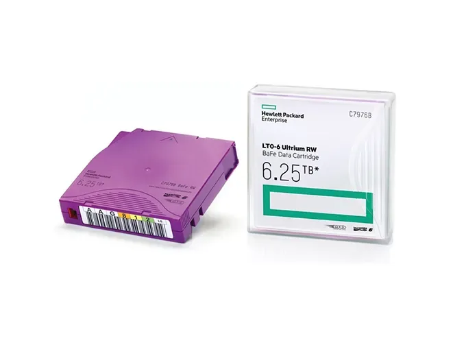 C7976BL - HP 3.0TB LTO-6 Ultrium Custom Labeled Data Cartridge
