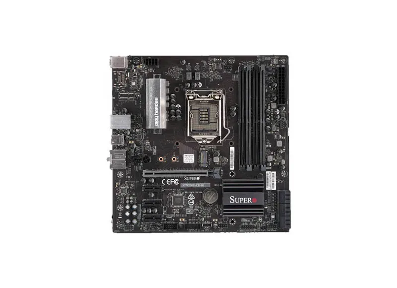 C7C242-CB-M - Supermicro MicroATX Intel C242/i9/i7/i3/Pentium/Celeron DDR4 LGA-1151 Motherboard