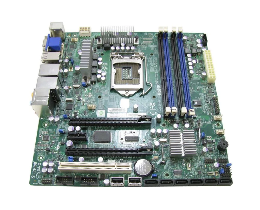 C7SIM-Q-O - Supermicro LGA1156/ Q57/ DDR3/ A/2GbE/ MATX Server Motherboard