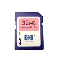C8895A - HP 32MB SD Flash Memory Card